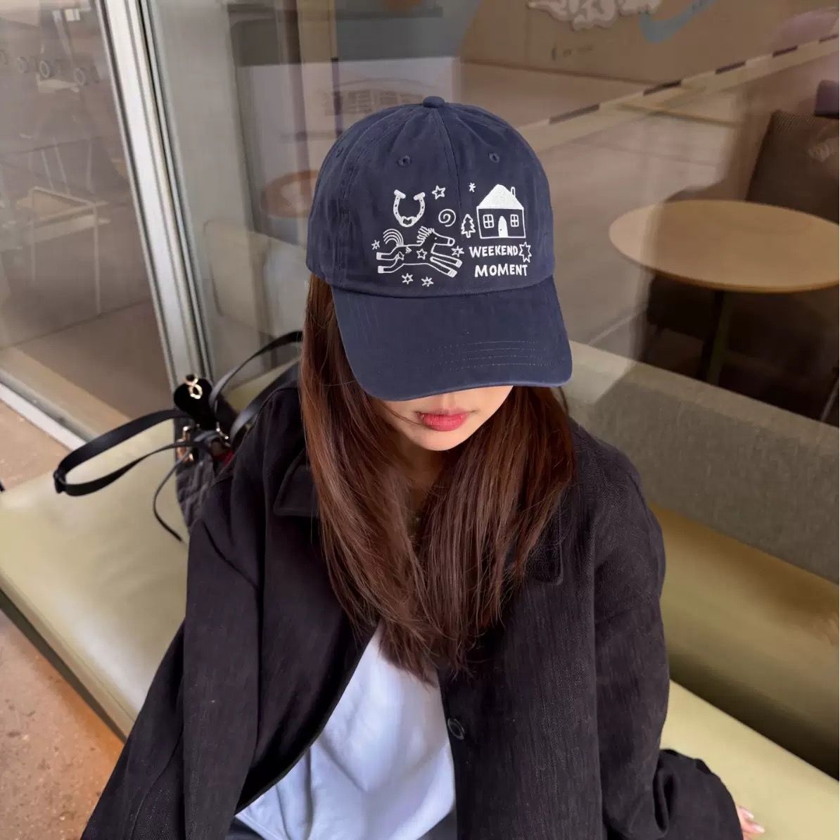 秋季 小馬童趣顯臉小棒球帽
