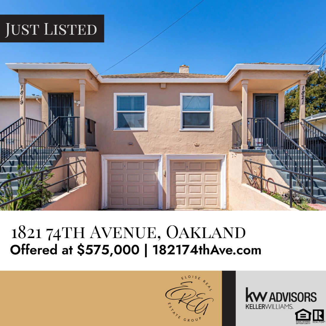 Social media ad for a real estate listing