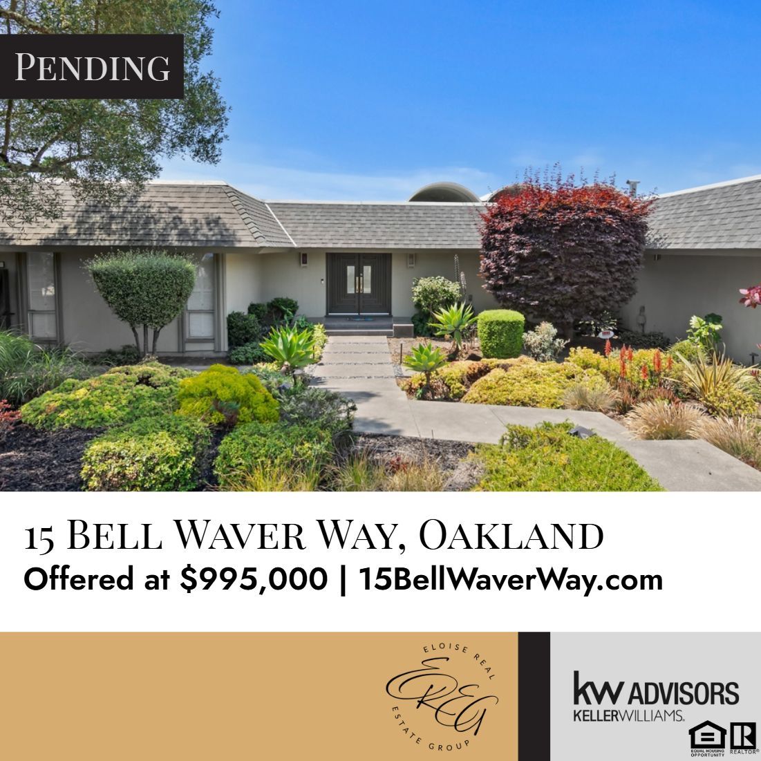 Social media ad for a real estate listing