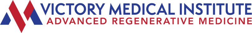 The logo for Victory Medical Institute, advanced regenerative medical care