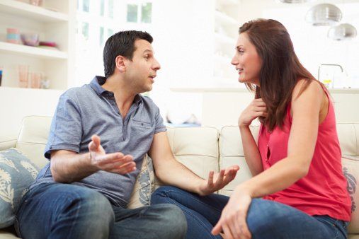 two people arguing over if they need critical illness insurance