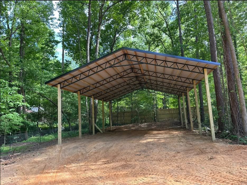 Pole Barn Contrustion by Open Acres Land Service