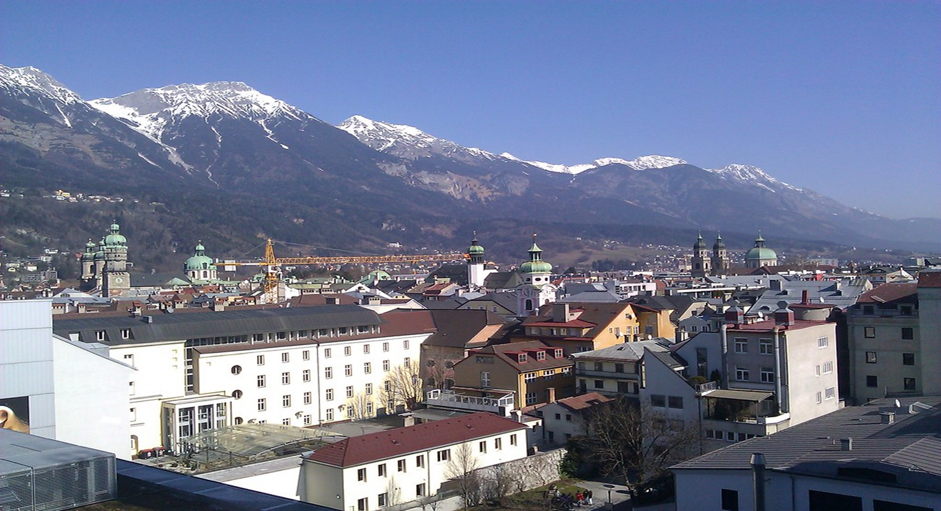 The cityscape of Innsbruck, Austria
