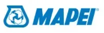 MAPEI logo with blue text and a blue hexagonal emblem