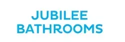 Jubilee Bathrooms logo in blue text on a white background