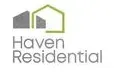 Haven Residential logo with gray and green house icon and text