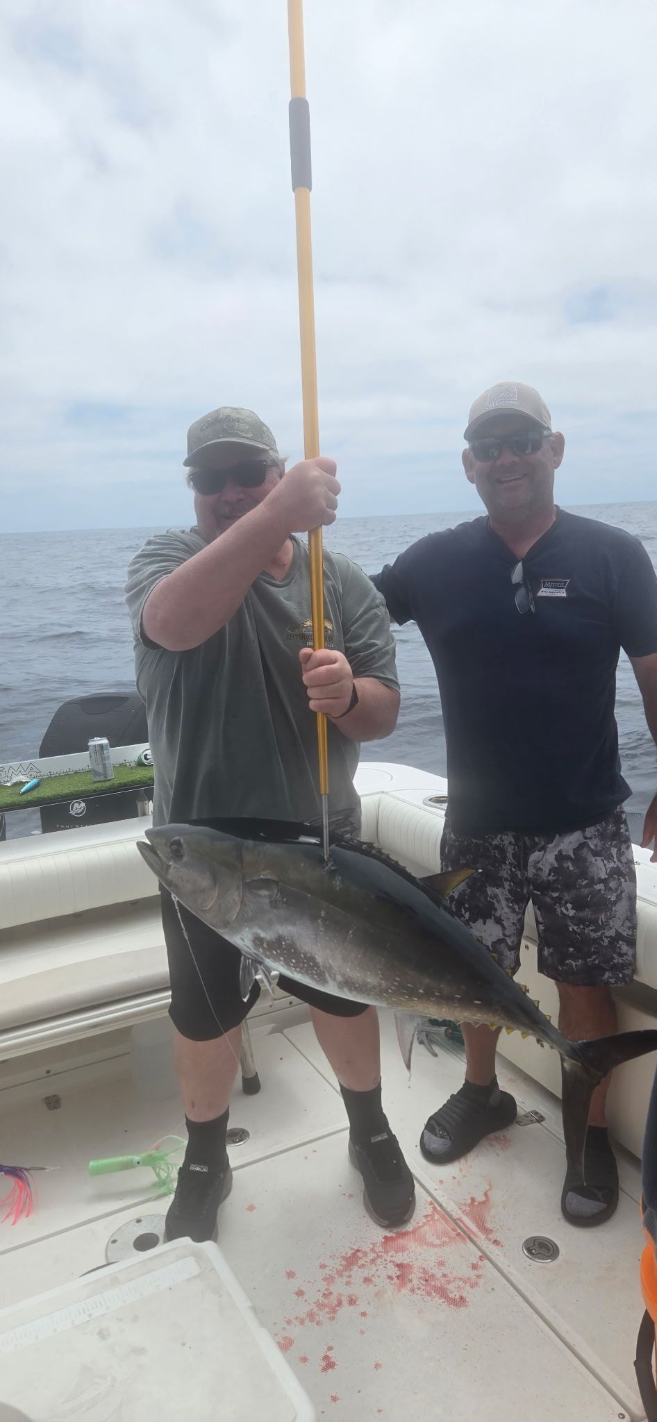 first tuna caught with charter in San Diego