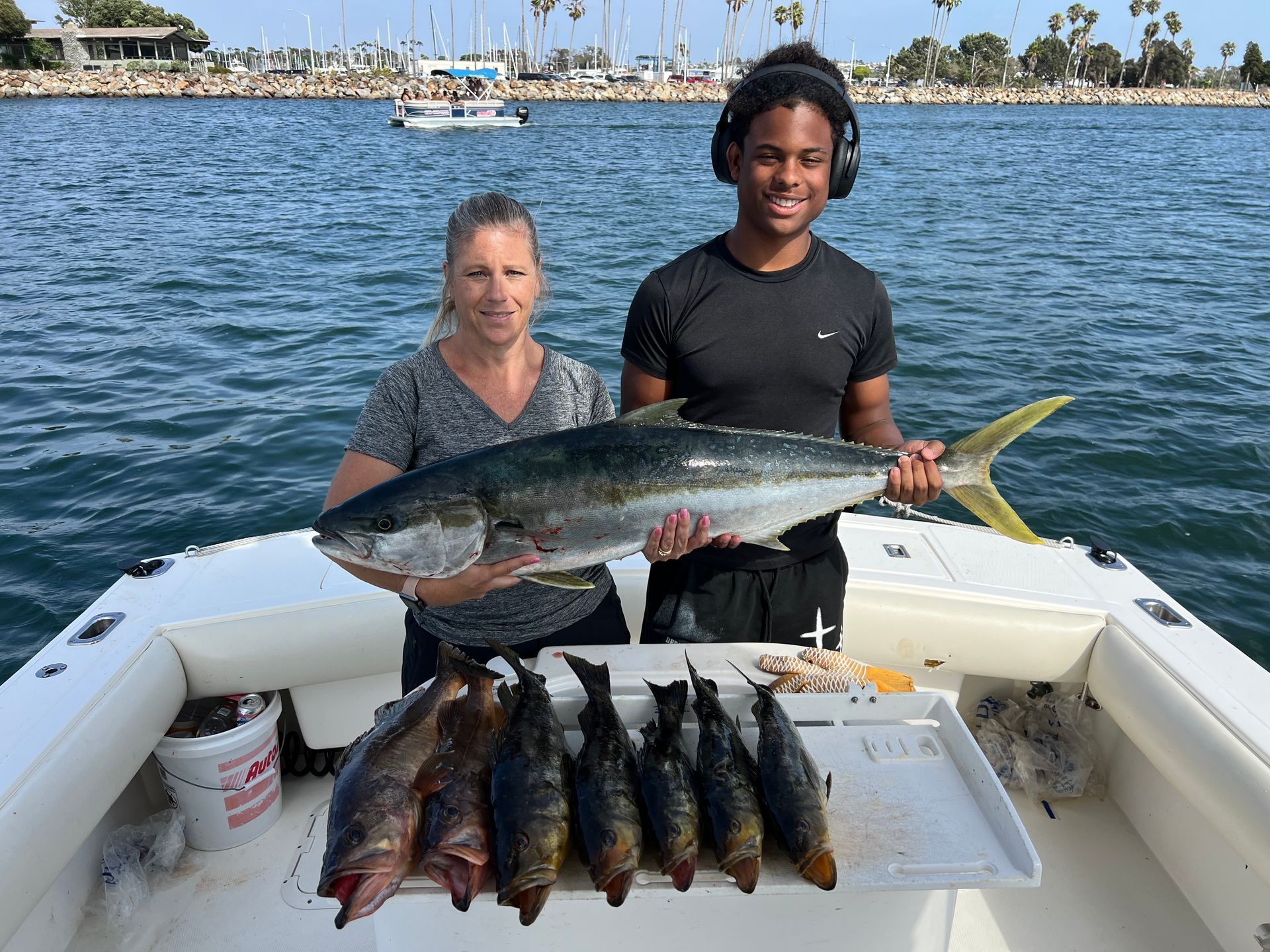 catching fish