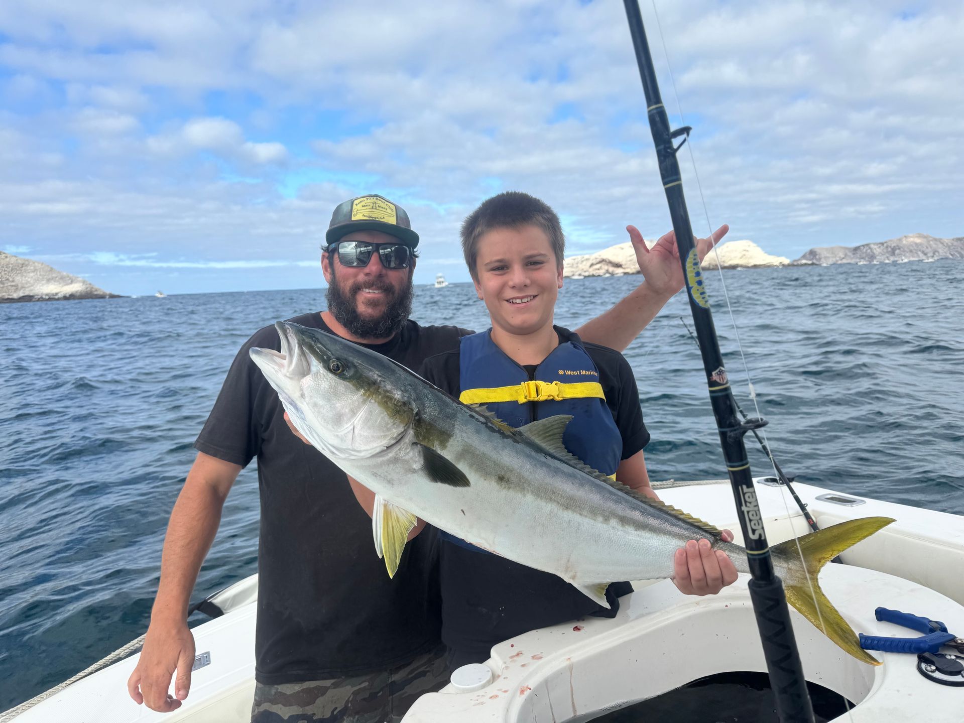fishing yellowtail