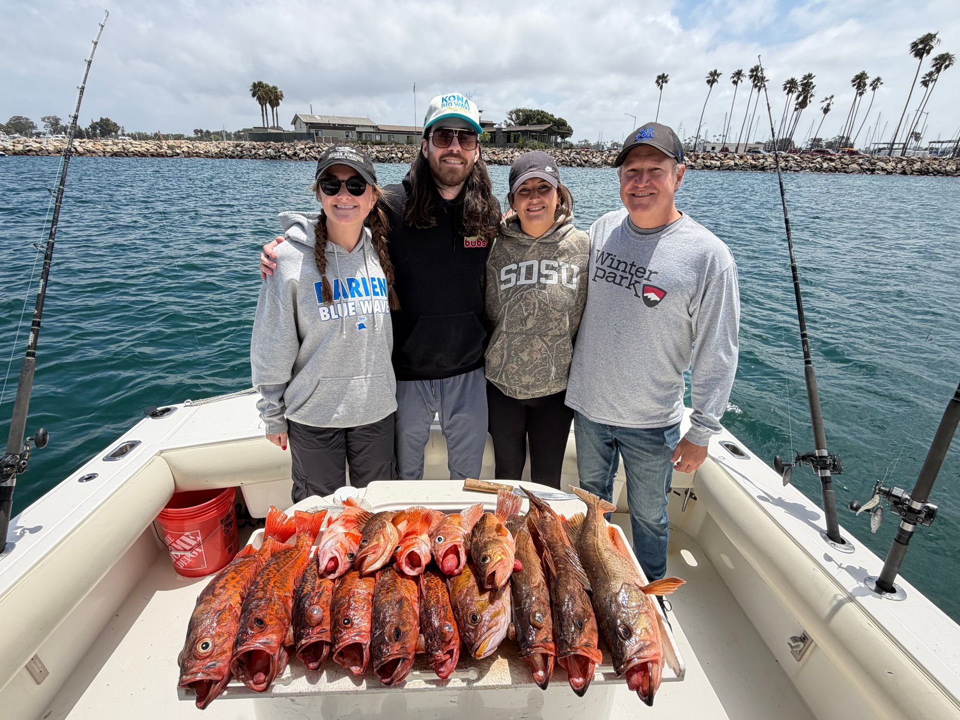 Rock fish charter San Diego
