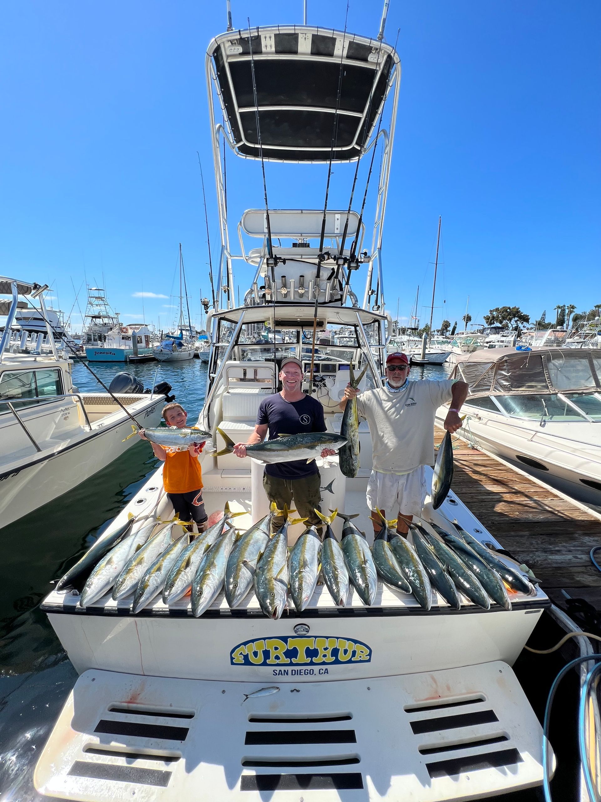San Diego fishing charter boat