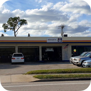 In Front of George's Complete Auto Repair in Cape Coral, FL
