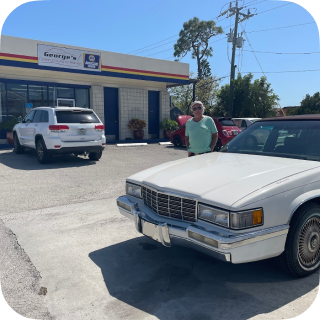 Outside of George's Complete Auto Repair in Cape Coral, FL