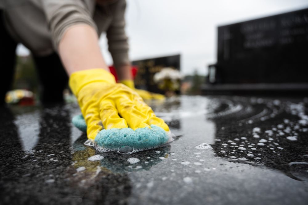 Safely Cleaning Headstones