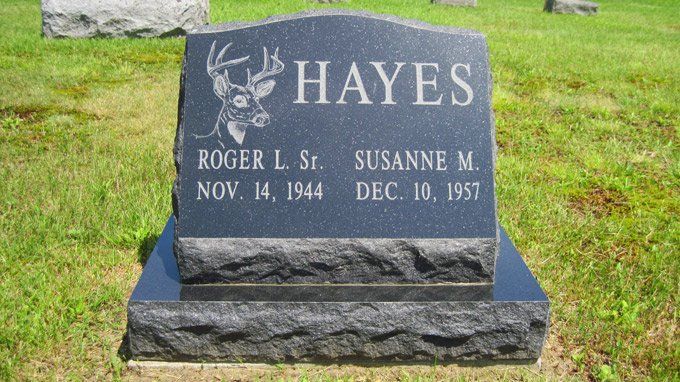 Headstone Kearns UT Funeral Home And Cremations Hayes Headstone at McDougal Funeral Home