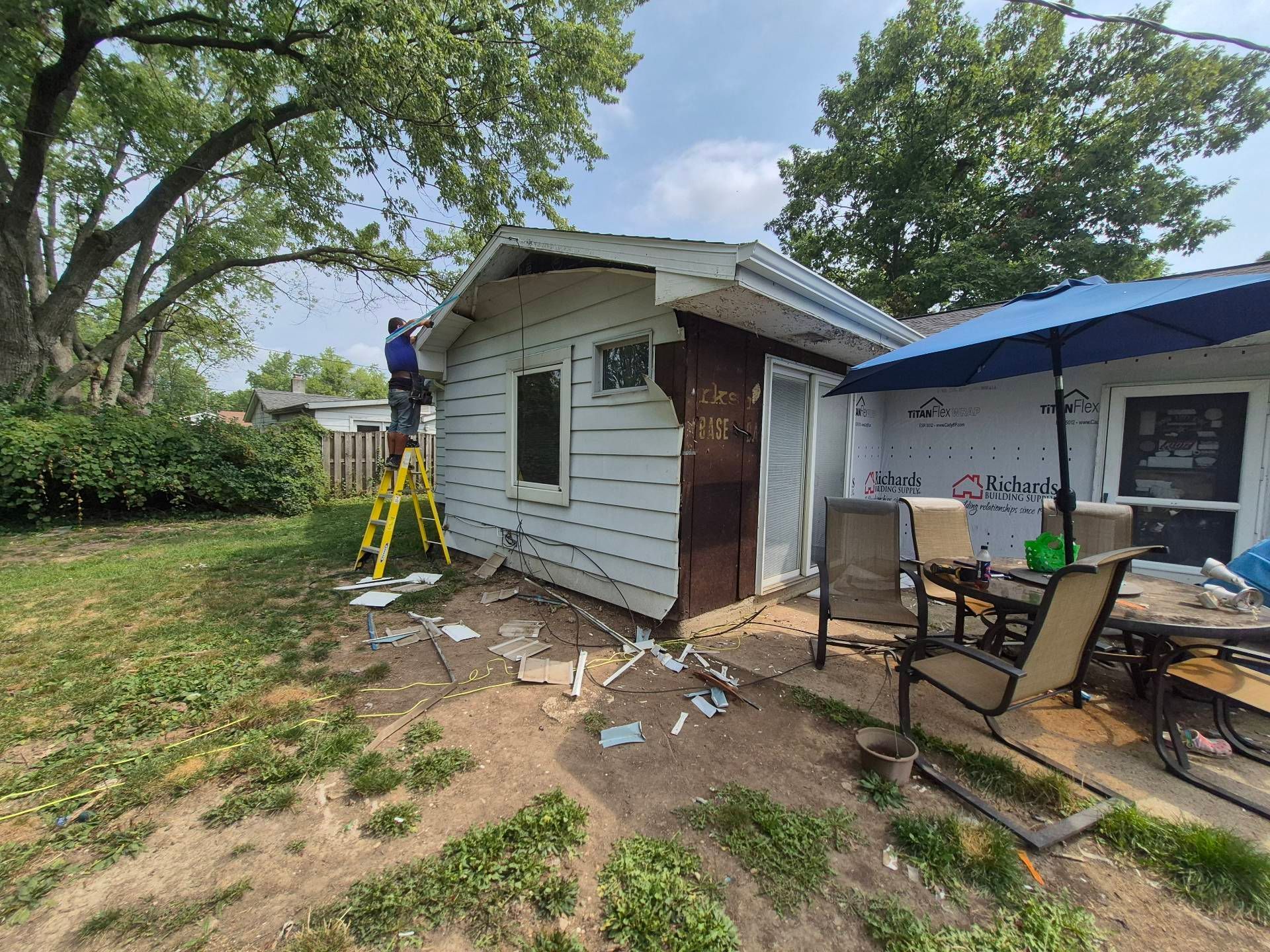 We Tore Off This Fort Wayne Home's Siding—and Found Metal Studs. Here's What Happened Next