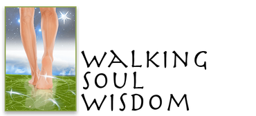Bare legs walking on green grass;
