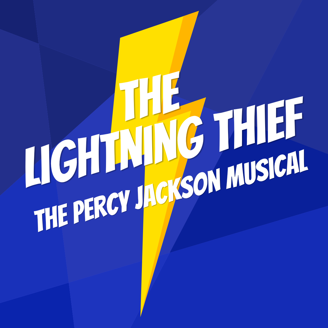 The Lightning Thief title, with subtitle 