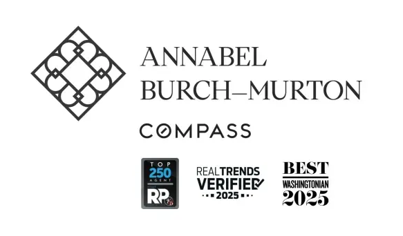 Annabel Burch-Murton Compass logo with award badges on a white background