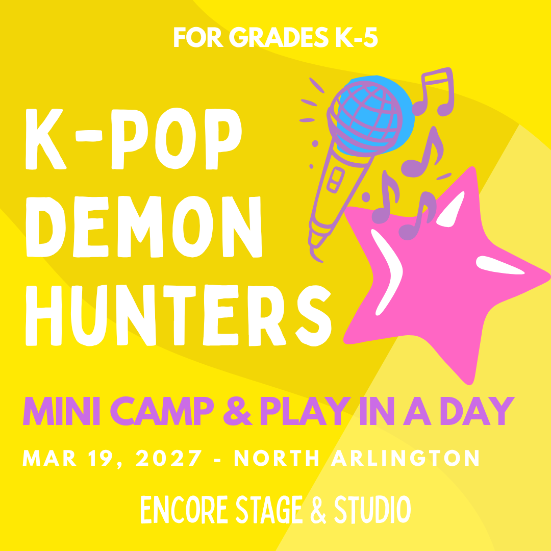 Wild Robot mini camp flyer for grades K–5, with a robot and bird on a purple background.