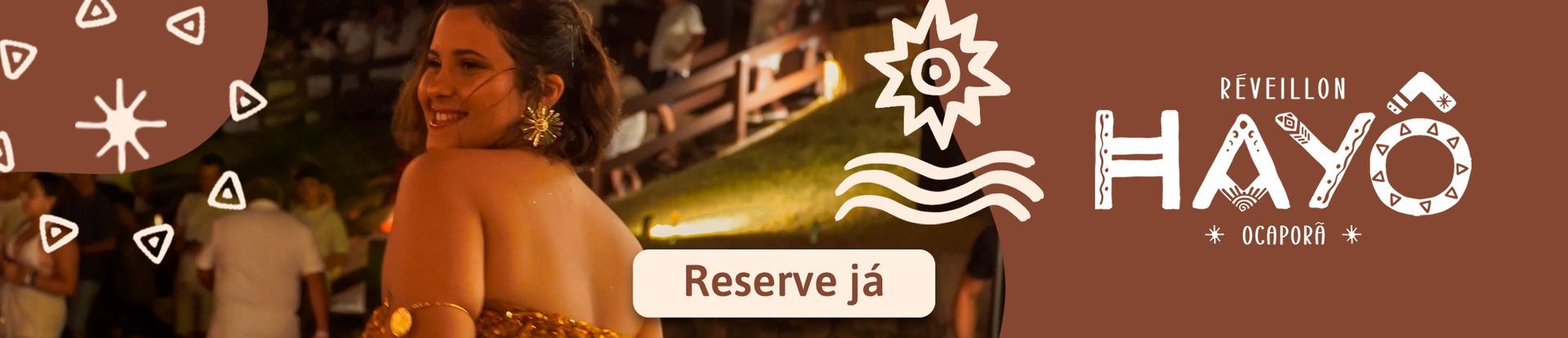 Um banner para janeiro mostra um homem nadando em uma piscina