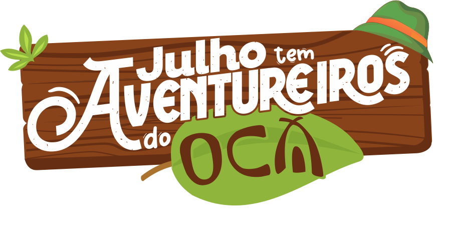 Um logo para a turma da gigi com uma folha colorida