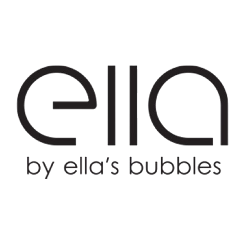 The Ella by Ella’s Bubbles logo, featuring the stylized word