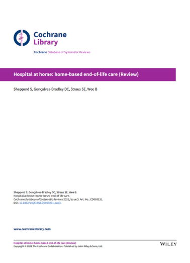 A white paper with a purple border and the words cochrane library on it.