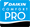 Daikin Comfort Pro logo, blue badge with white text on black background.