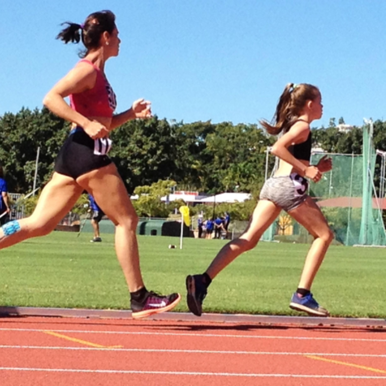 A Lady And A Child Running Together — Trinity Family Chiropractic In Cairns, QLD