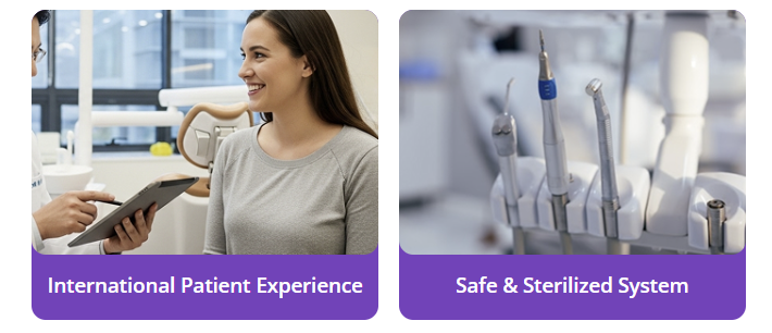 International patient experience and a safe, sterilized system