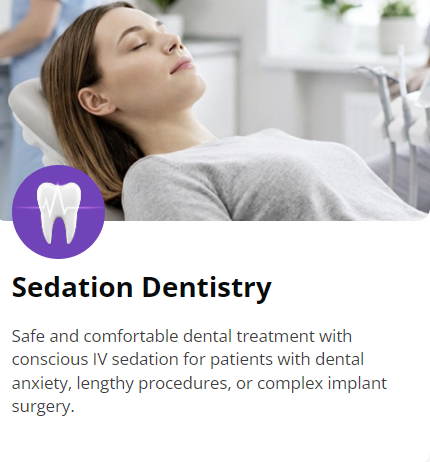 Sedation dentistry for anxious patients and long procedures