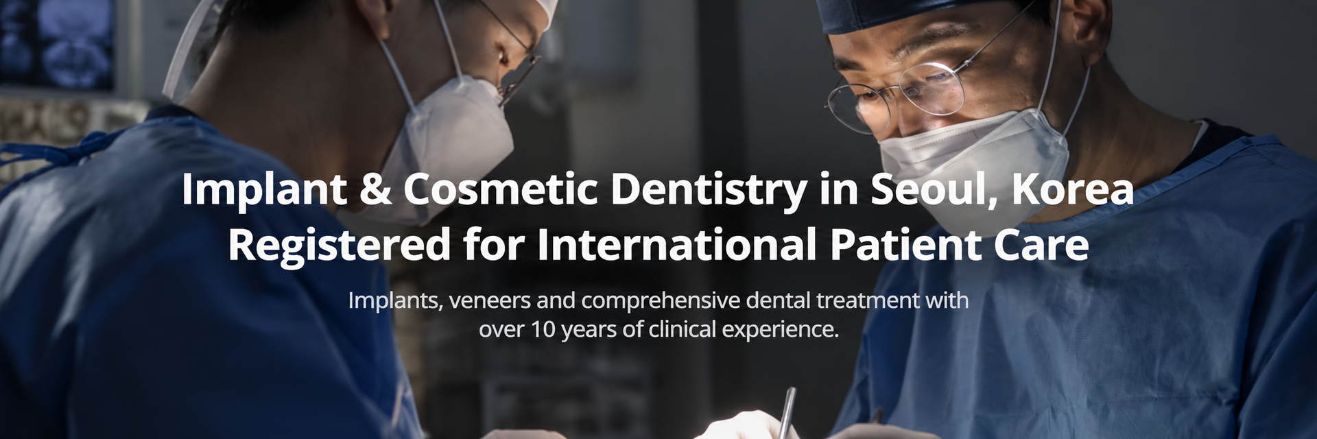 Specialist implant and cosmetic dentistry for international patients