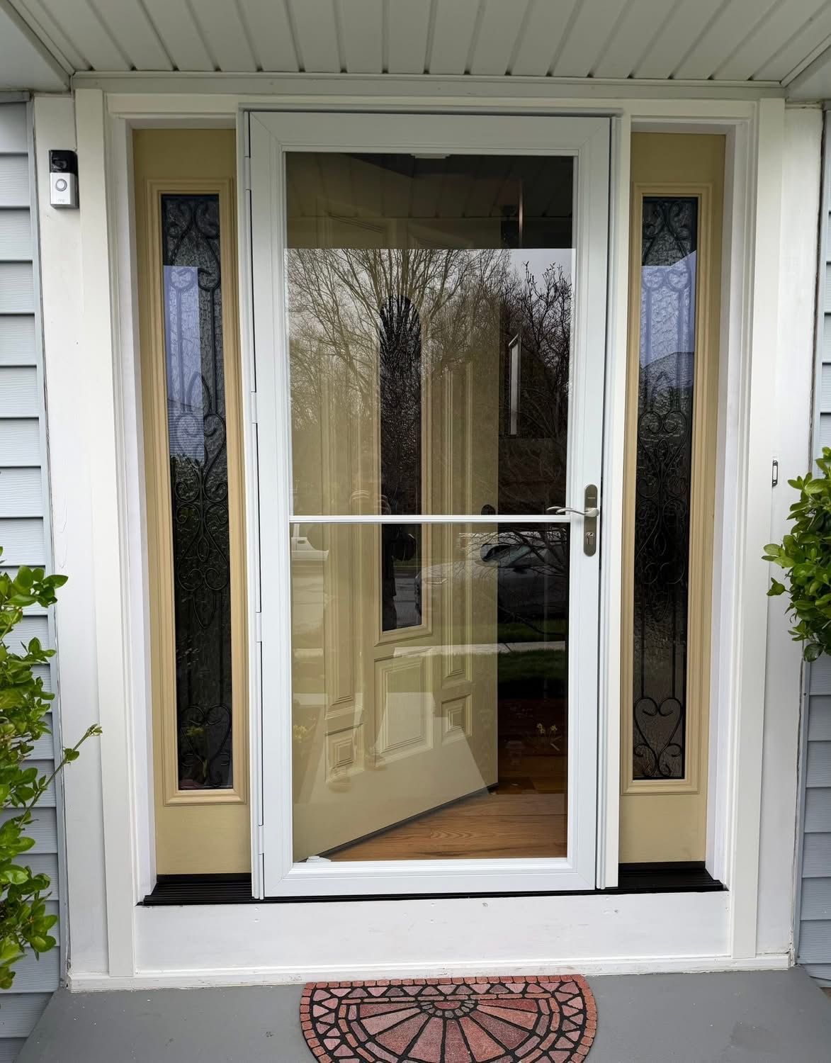 Completed residential front door replacement