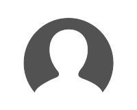 Gray user profile icon silhouette on a white background