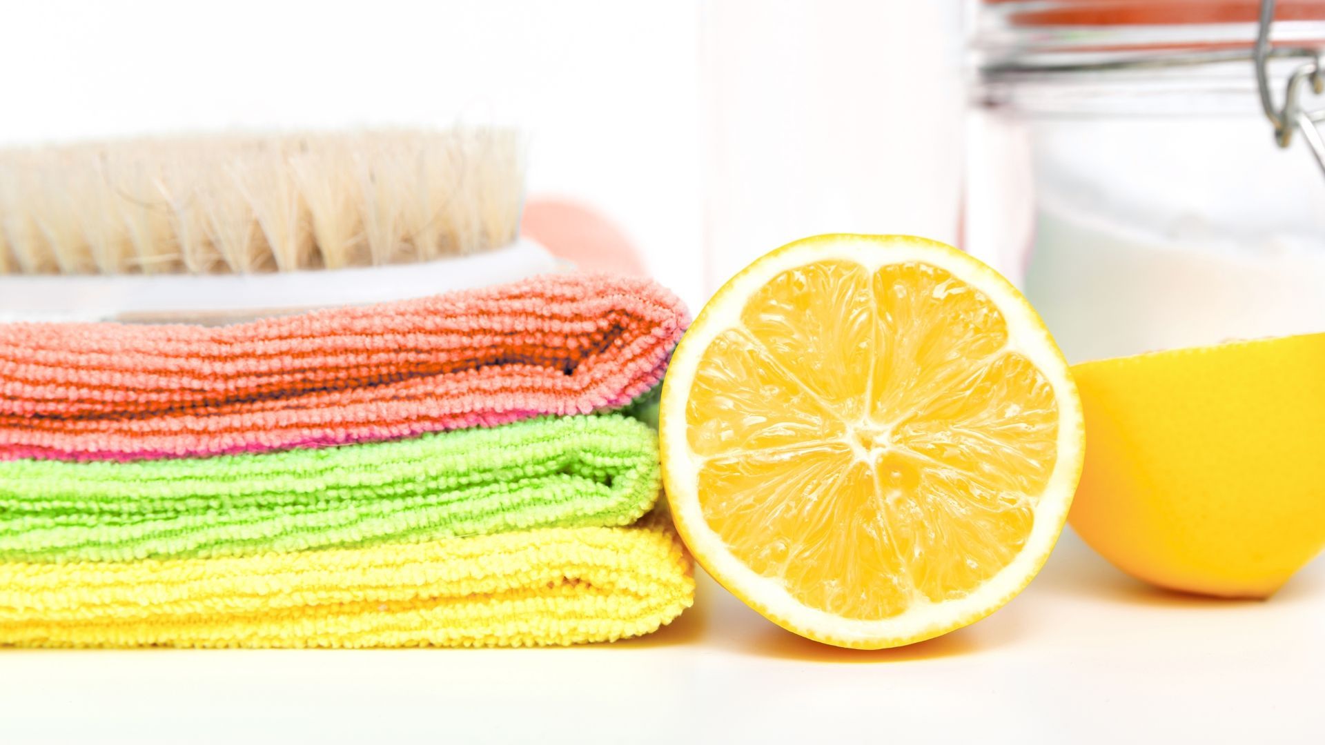An Assortment of Supplies for Eco-Friendly, Green Cleaning Services
