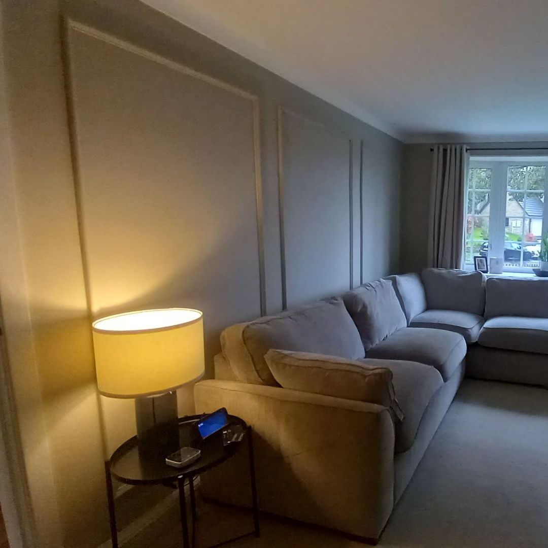 decorative finishes - interior design - painting and decorating - media wall