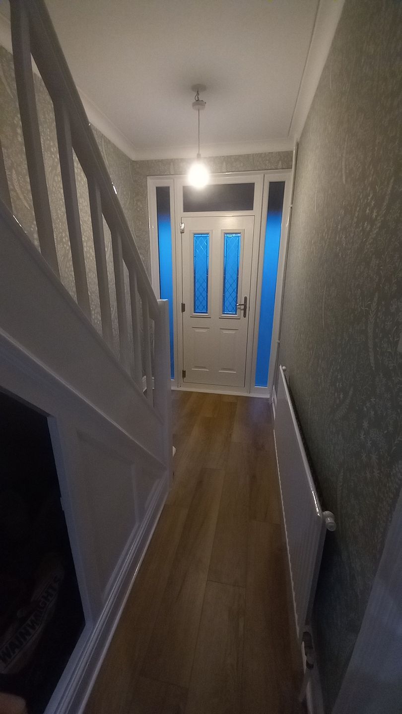 interior painting and decorating - living spaces - wallpaper - feature wall
