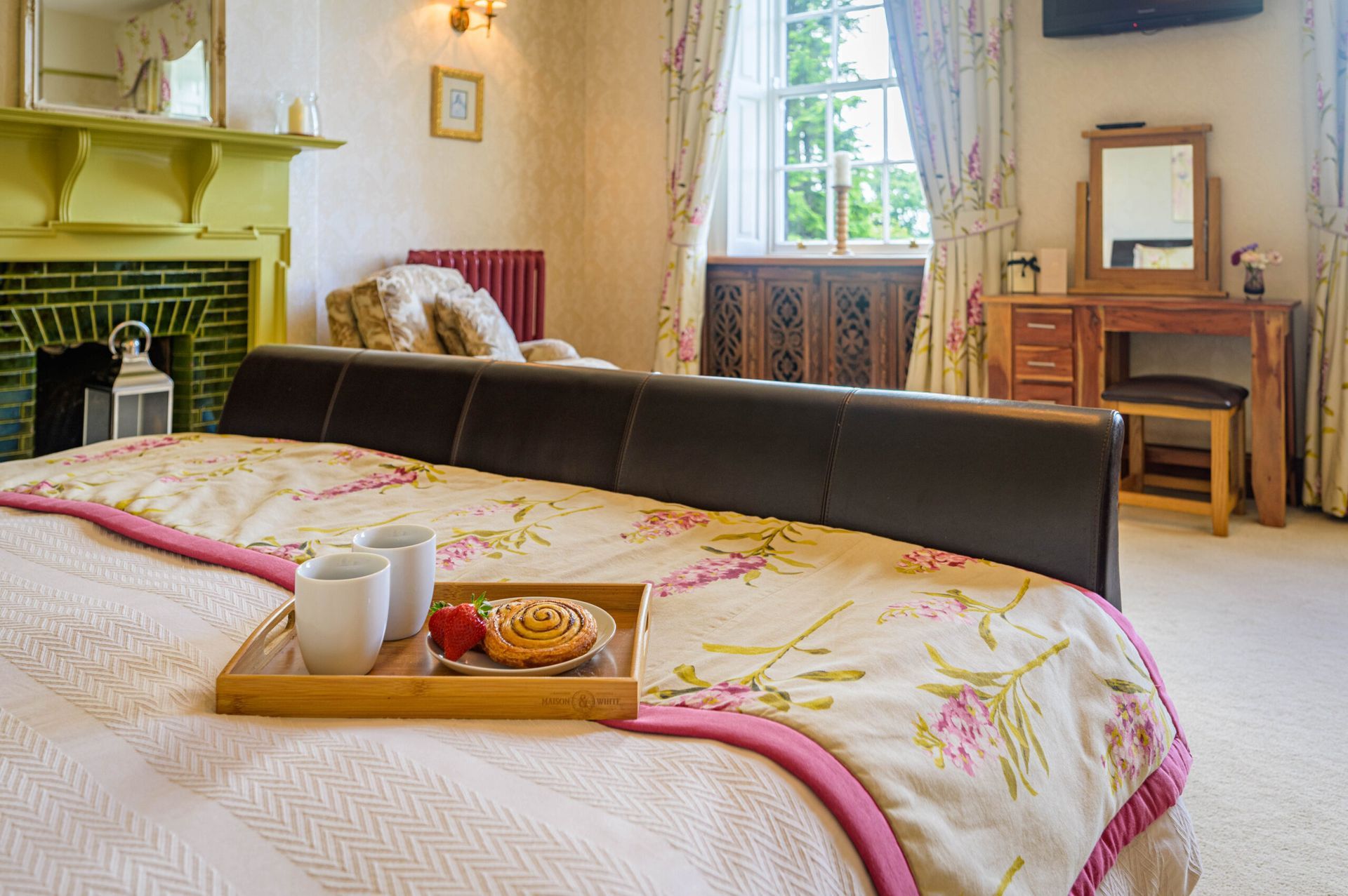Interior renovation of a character home bedroom in Cookridge, using subtle heritage colour palettes near Adel.