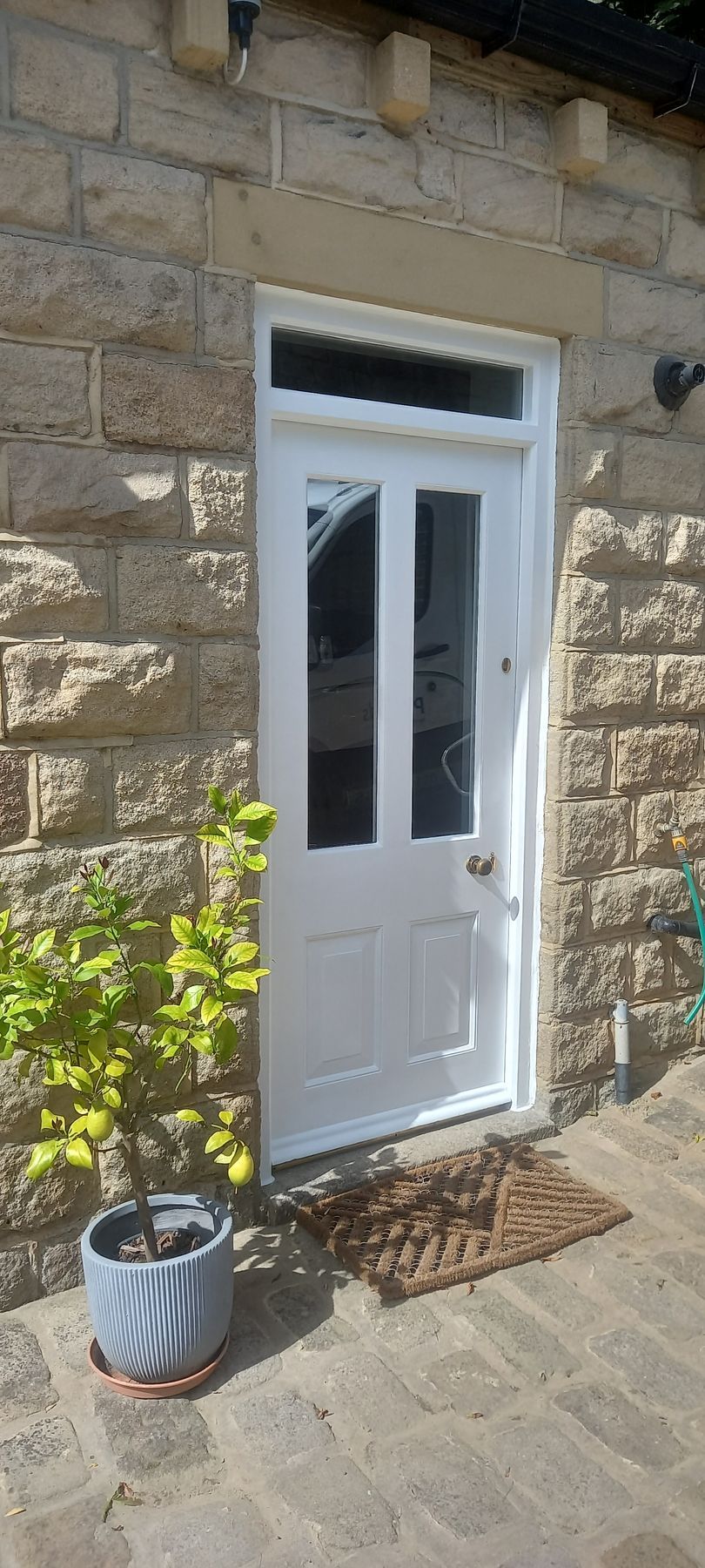 Maintenance refresh on heritage external door