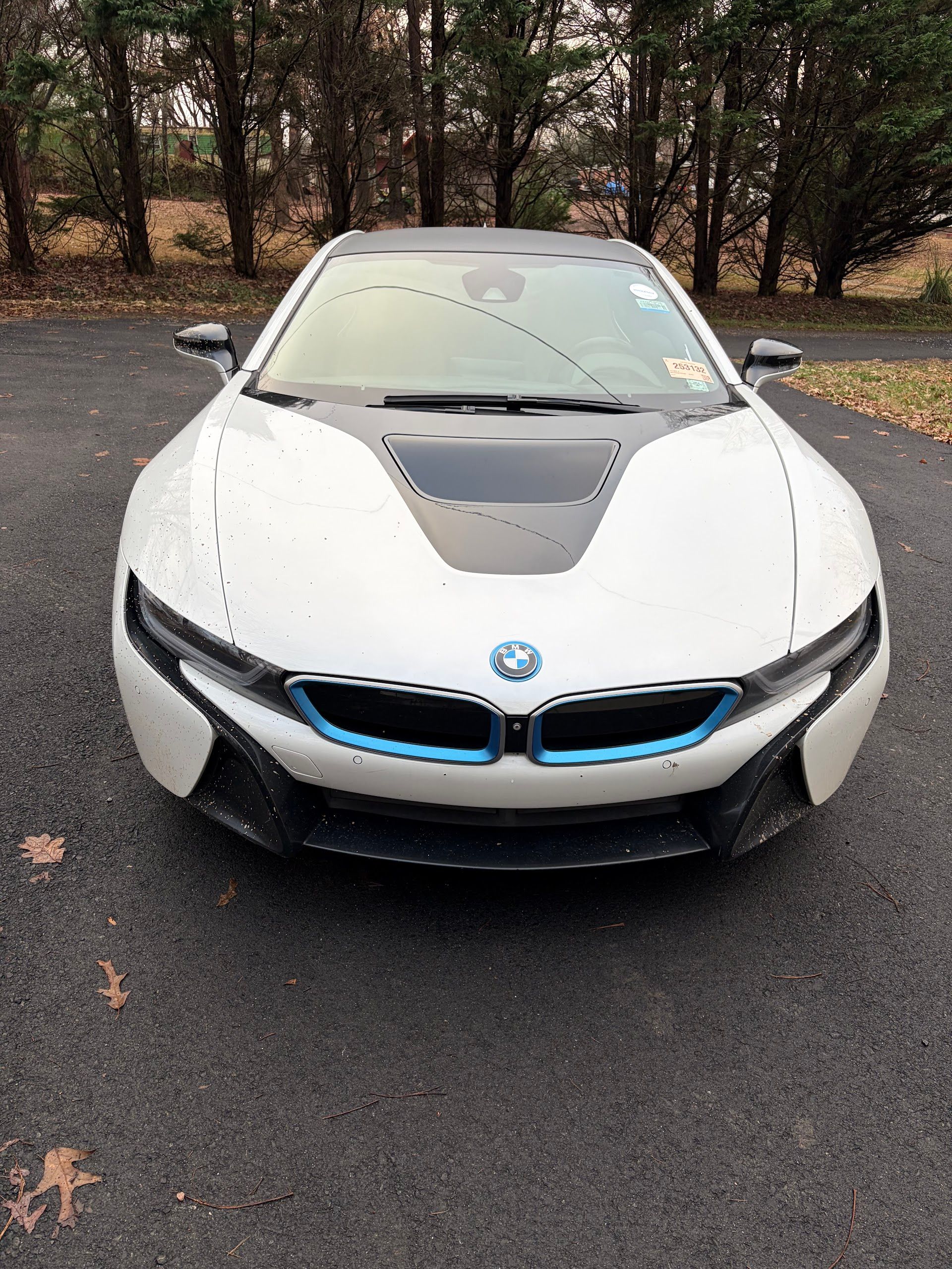 White BMW Sports Car Front View Outdoors | Pulse Automotive