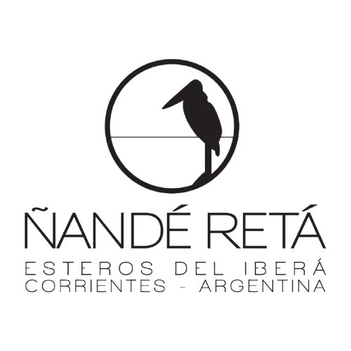 Logotipo negro de un pájaro en un círculo con el texto 