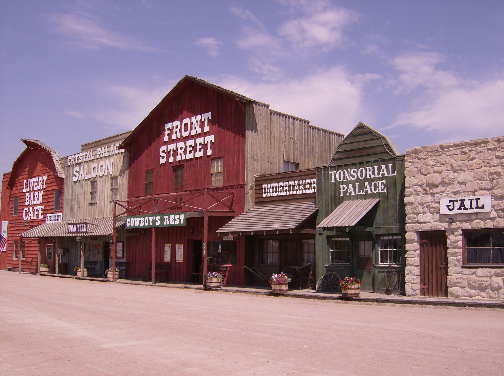 Weathercraft - Ogallala, Nebraska's Trusted Roofing Contractor A row of old west buildings including front street