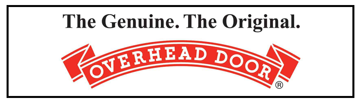 The logo for overhead door says the genuine the original