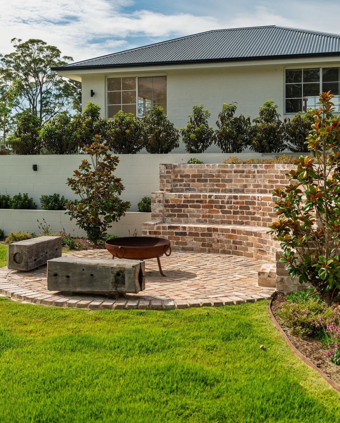 Bricks in The Firepit — Millers Masonry In Taree, NSW