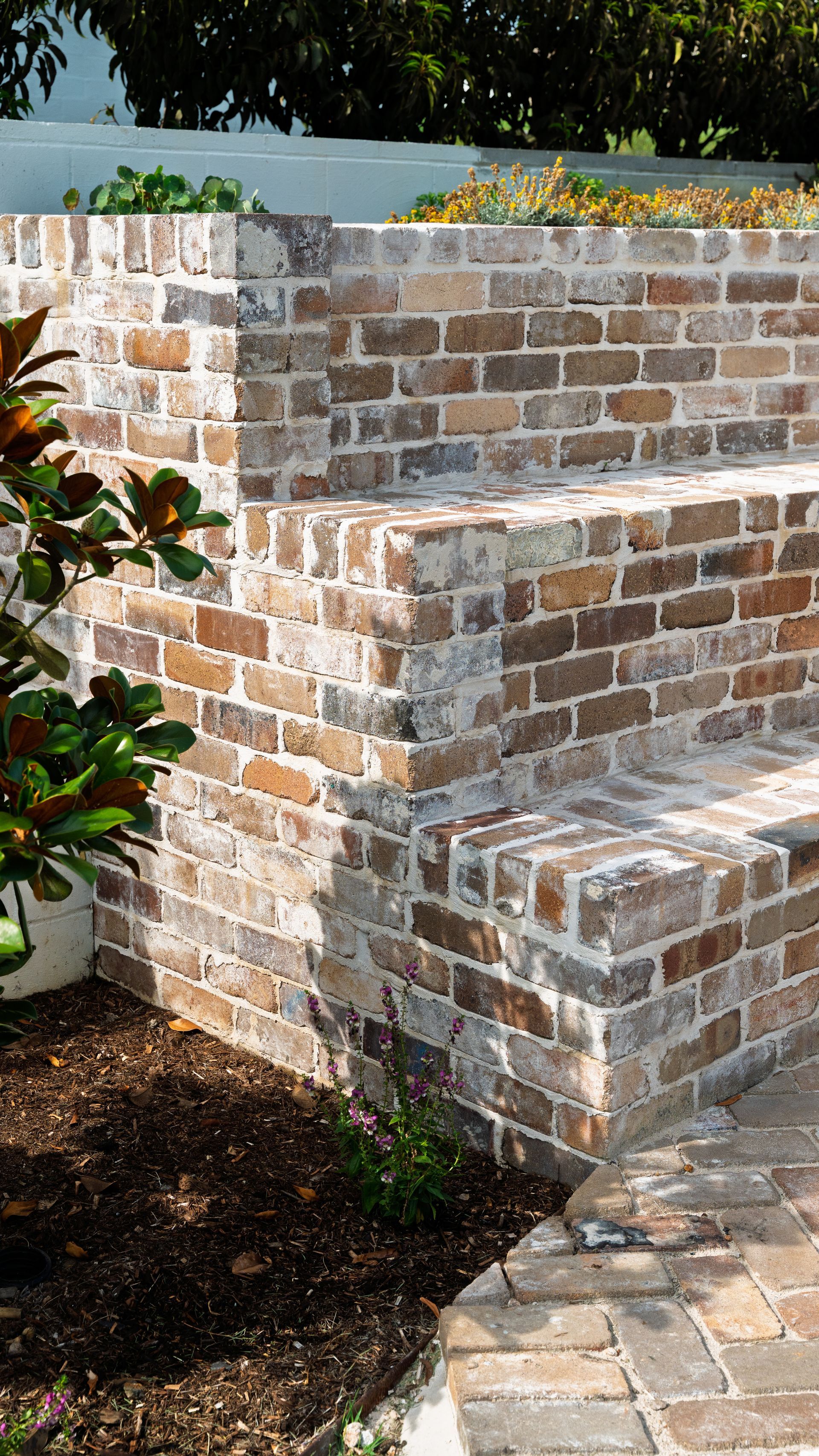 Close-Up of A Brick Chimney Under Construction — Millers Masonry In Port Macquarie, NSW