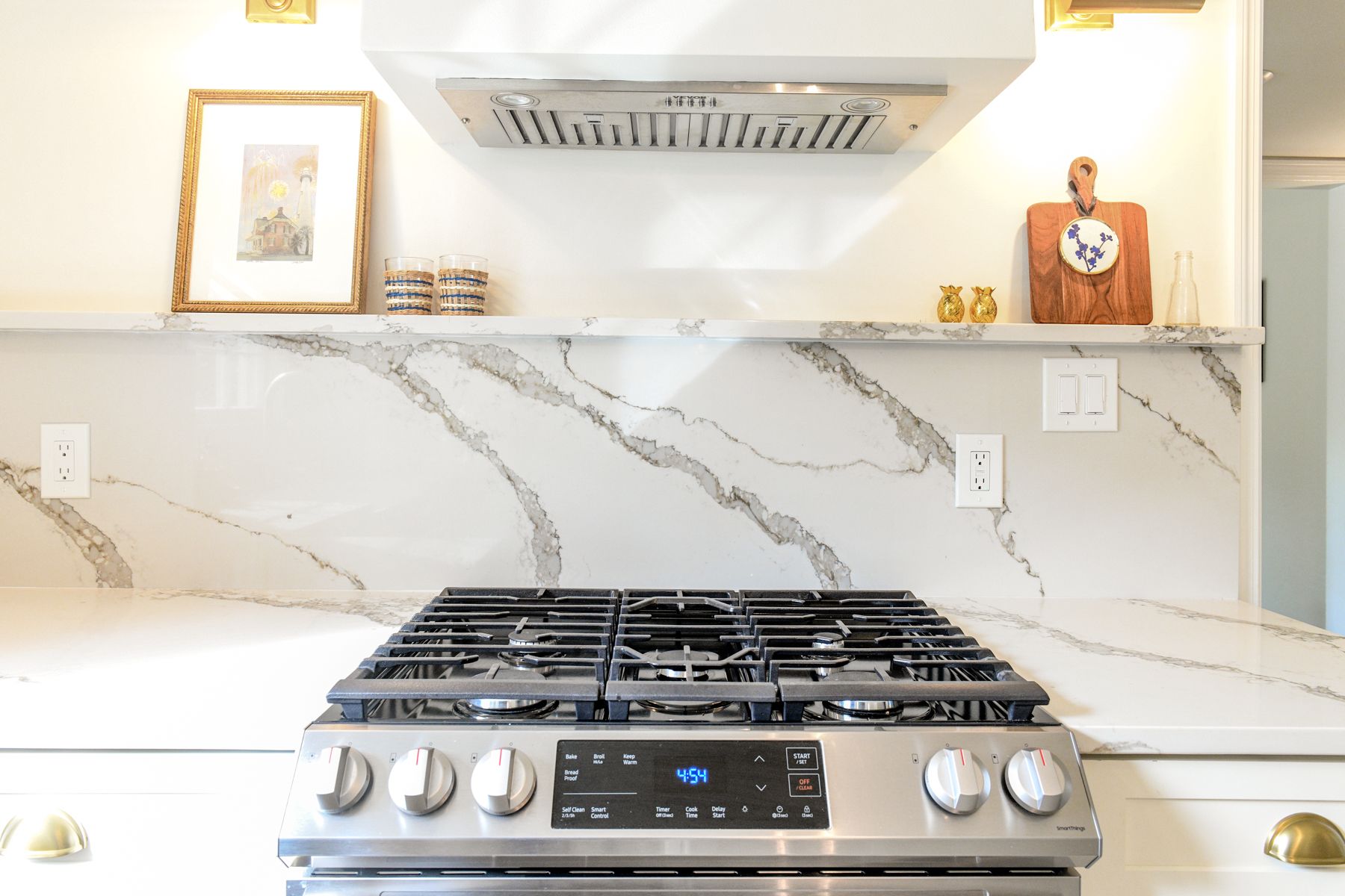 backsplash and countertop