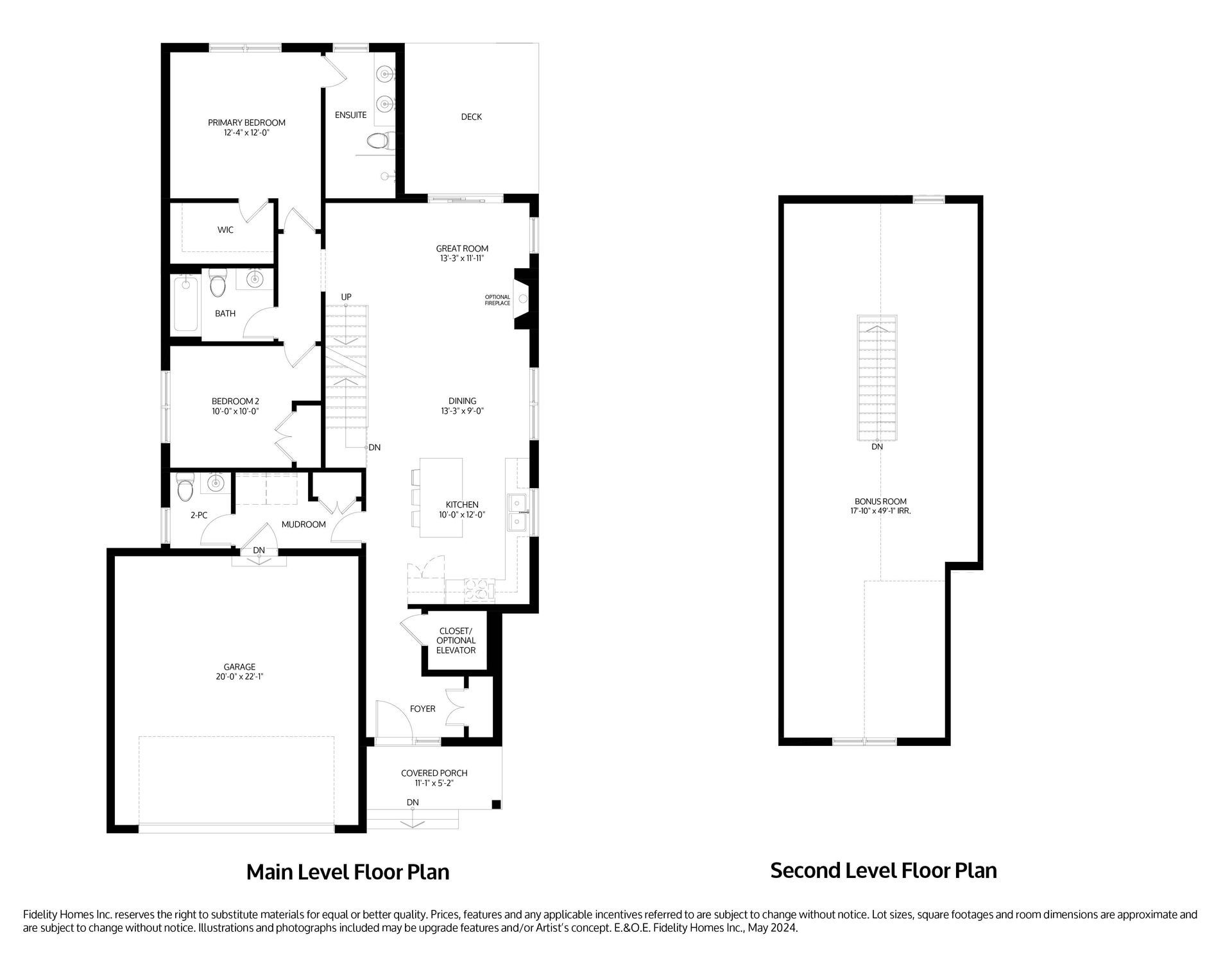 A black and white floor plan of the Greta model at Eastfields in Colborne