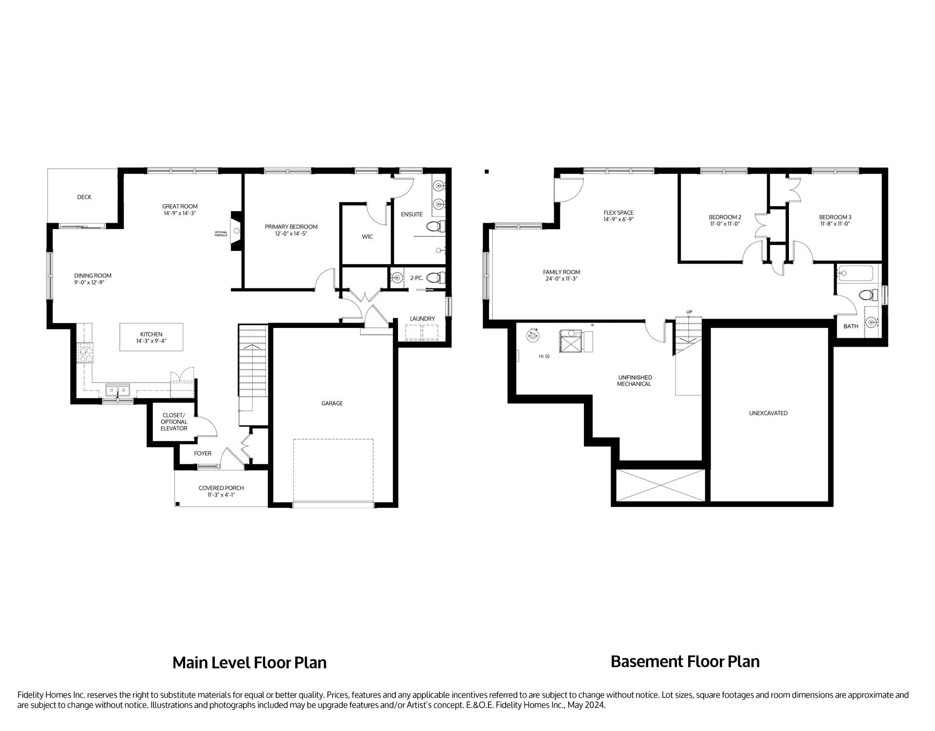 A black and white floor plan of the Brix model at Eastfields in Colborne