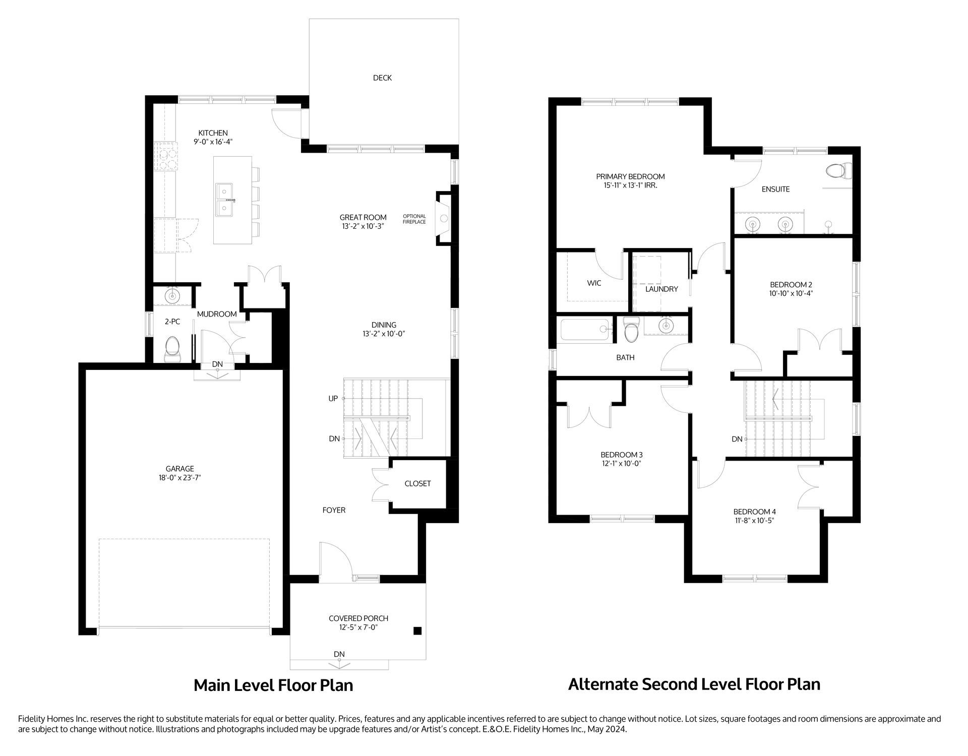 The Annika offers more than 2,391 sq ft, 2-storey detached home boasts 4 bedrooms, 2.5 bathrooms.